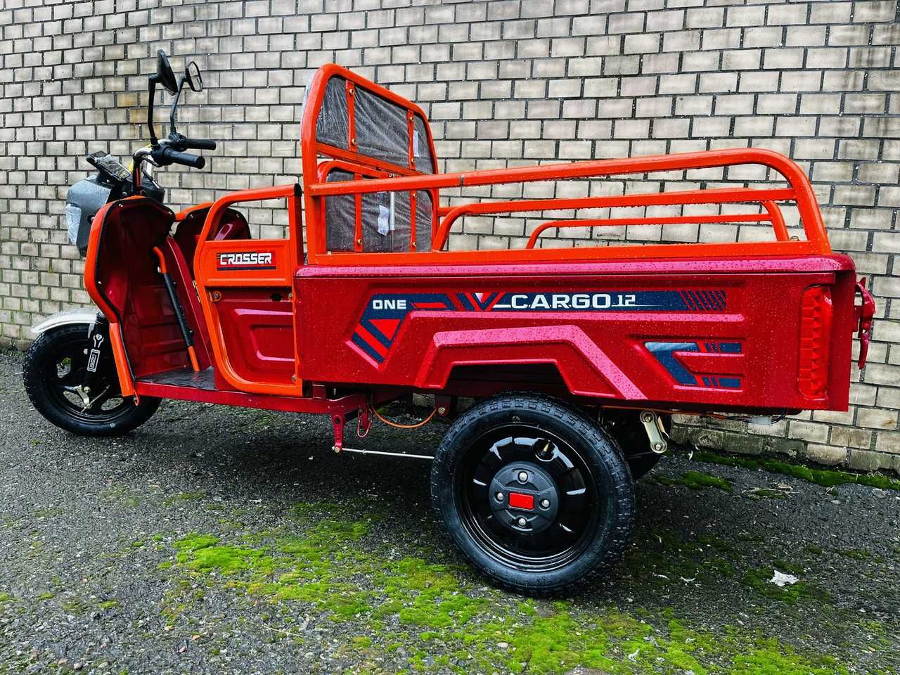 Вантажний грузовой електро скутер Crosser Cargo 16 MAX трьохколісний