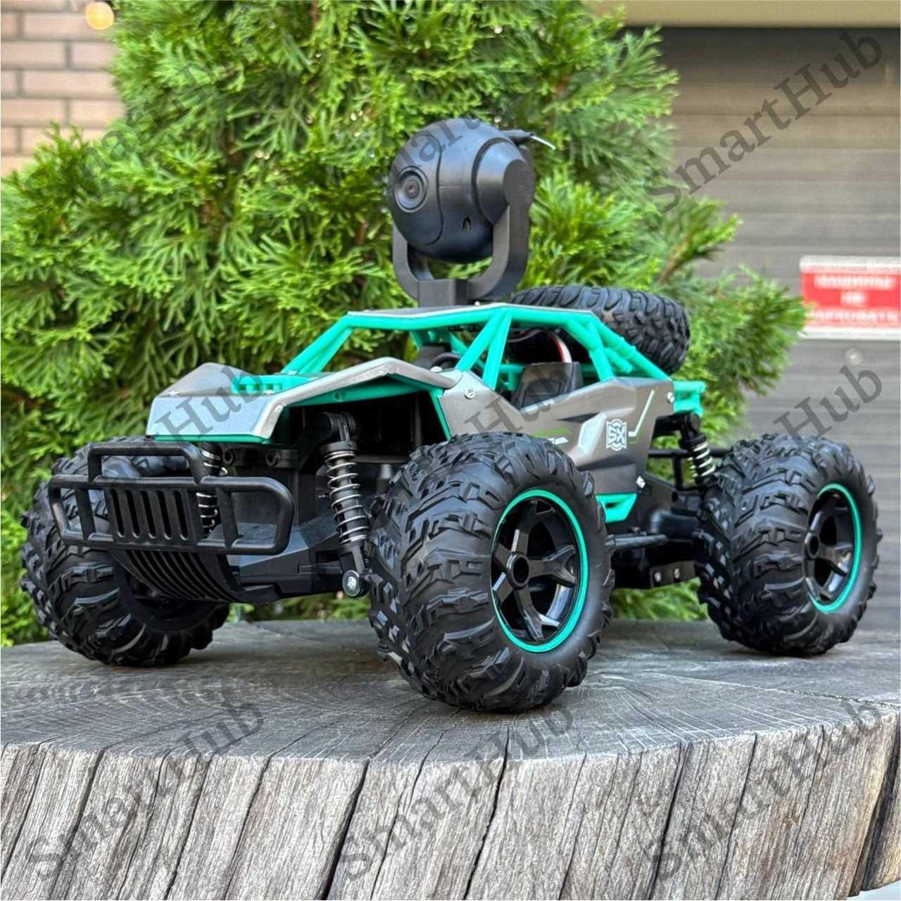 Джип с камерой "Scorpion-X" 30 км/ч 31см  на пульте управления metalic