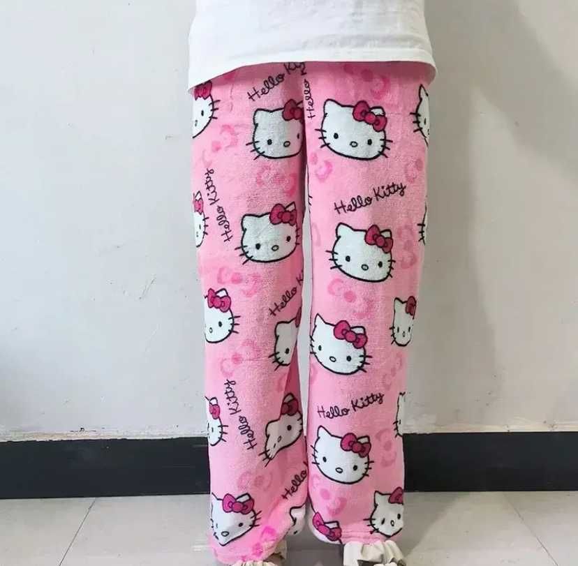 Damskie wygodne spodnie piżama Sanrio Hello Kitty