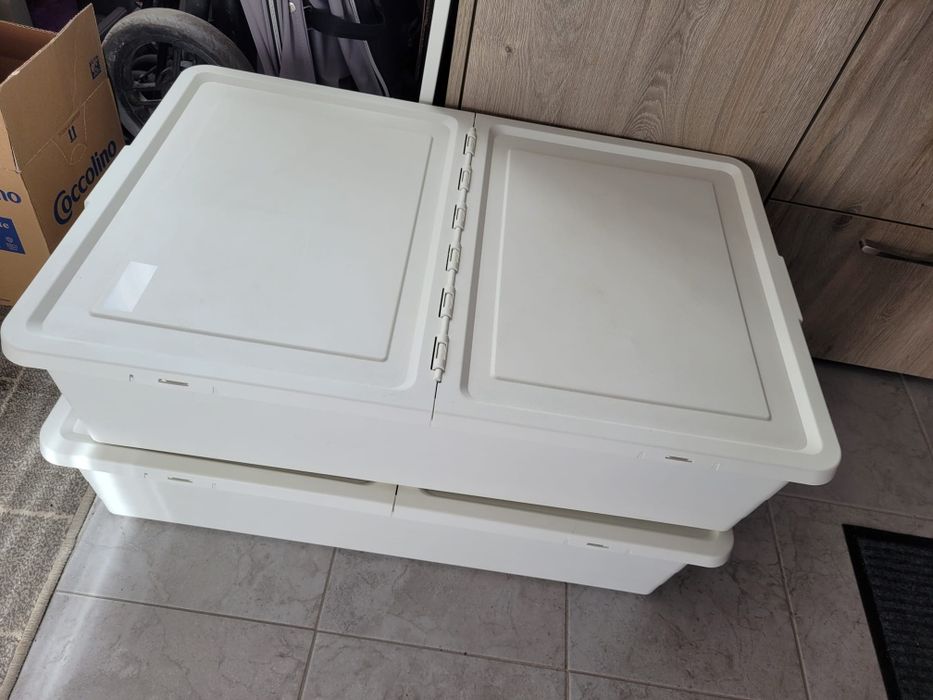2 pojemniki pod łóżko ikea