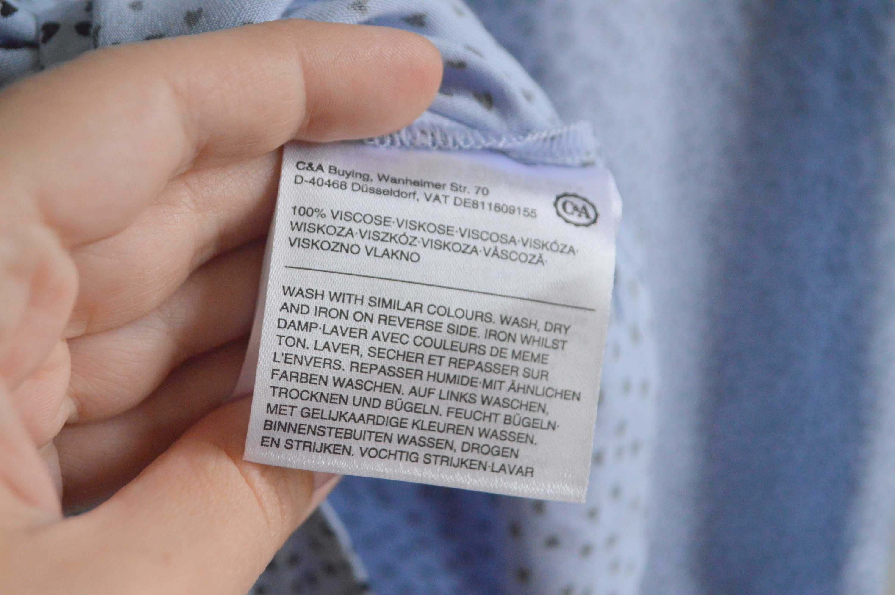 C&A nowa bez metki papierowej urocza bluzka vintage w serduszka
