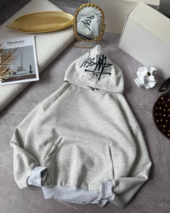Худі Стуси оверсайз, жіноче/чоловіче худи Stussy, толстовка Стаси