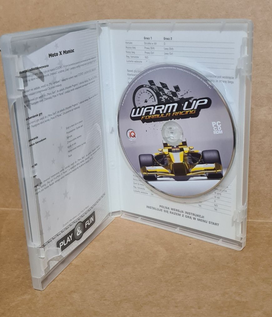 Gra komputerowa Warm UP Formula Racing