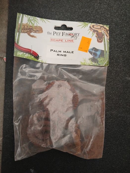 Ozdoba do akwarium ring z palmy