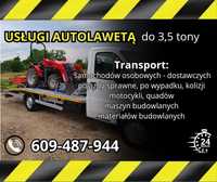 Pomoc drogowa auto pomoc holowanie auto laweta transport  materiały