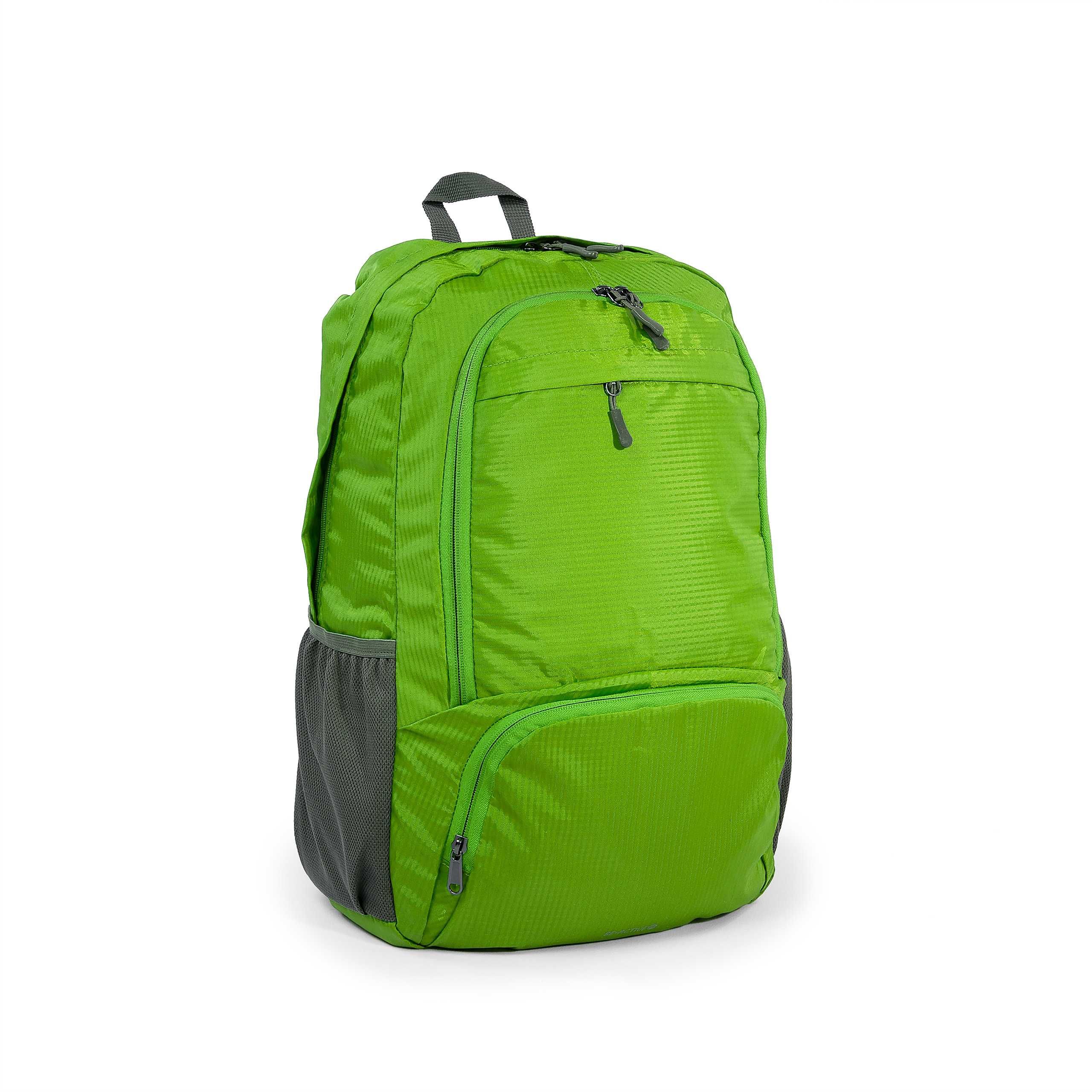 Plecak składany turystyczny na wycieczki podróże zielony PM4