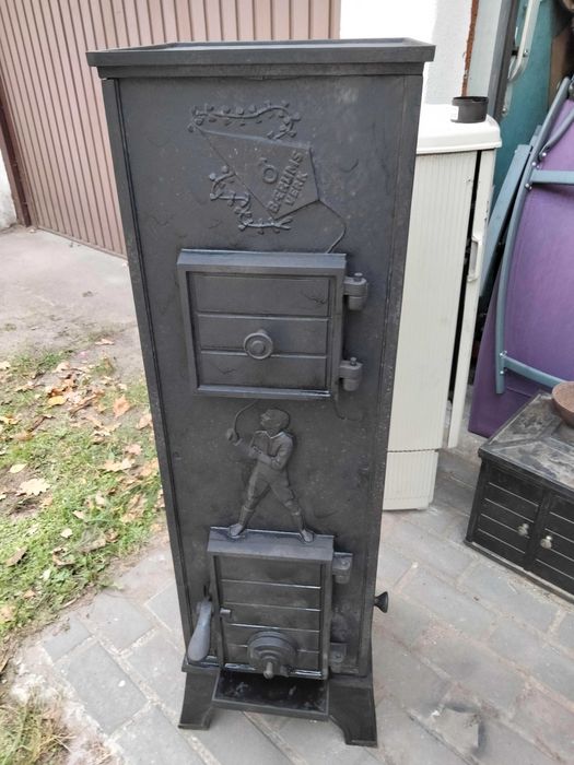 piec Dovre kominek koza w ciemnej farbie  9 kw
