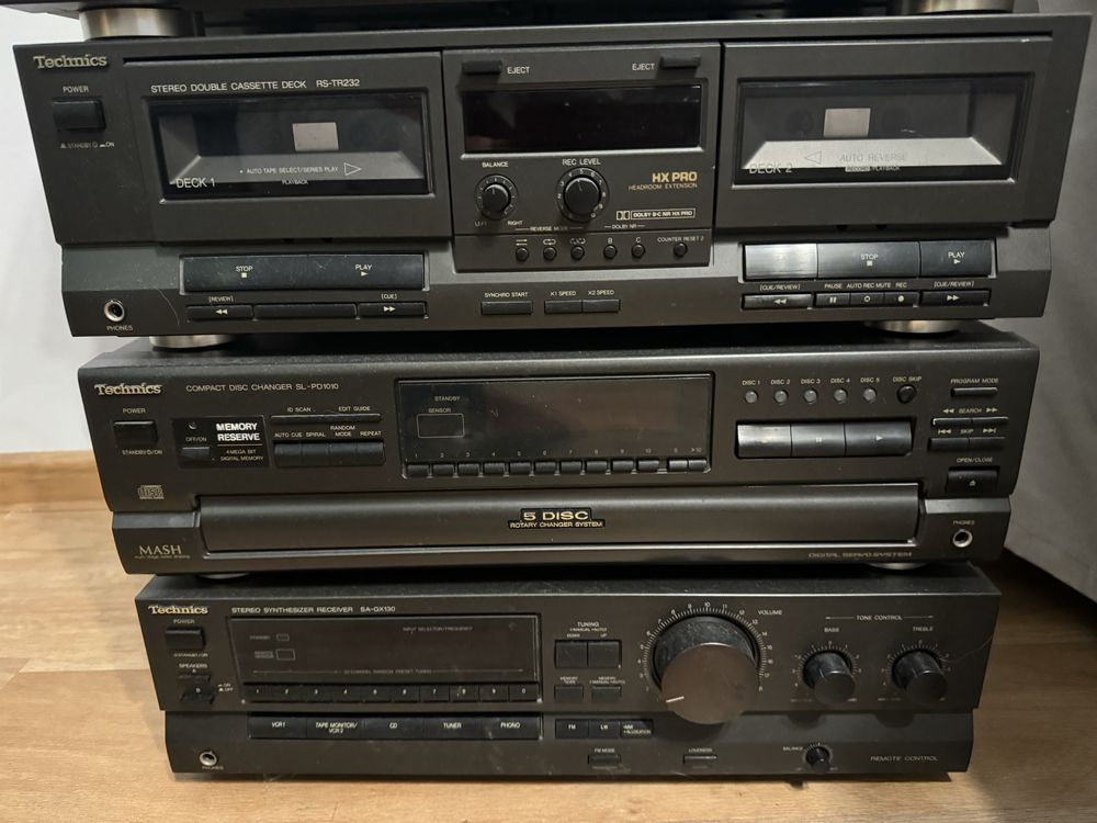 Technics wieża komplet stan bdb