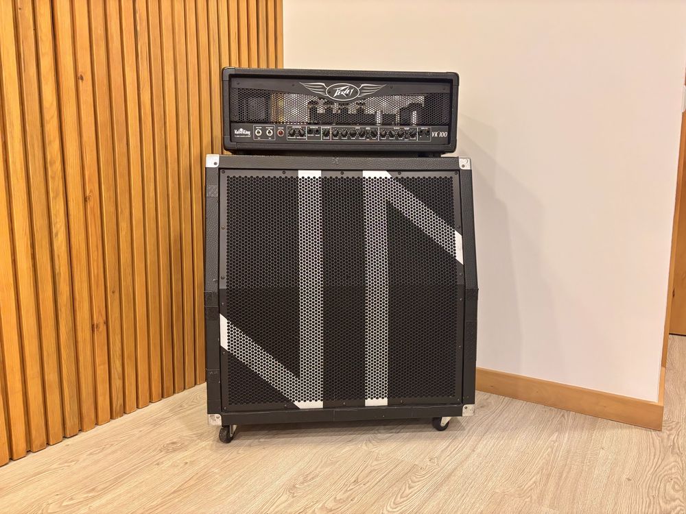 Amplificador Peavey Valveking VK 100 + coluna