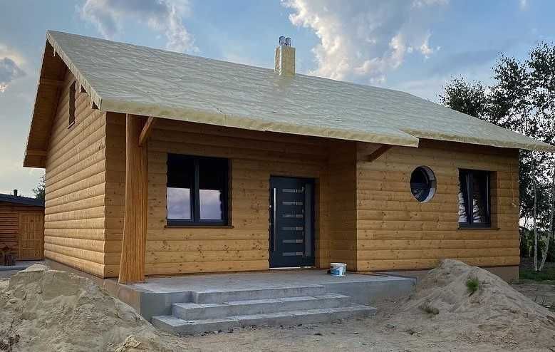 Deski elewacyjne płaskie/ półbal/ boazeria - różne szerokości? TANIO