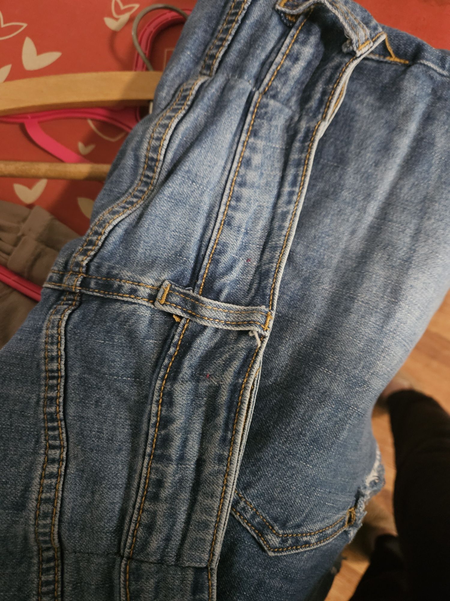 Spodmica jeansowe z halka