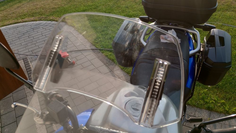 Owiewka blenda motocyklowa przeźroczysta transparentna nowa