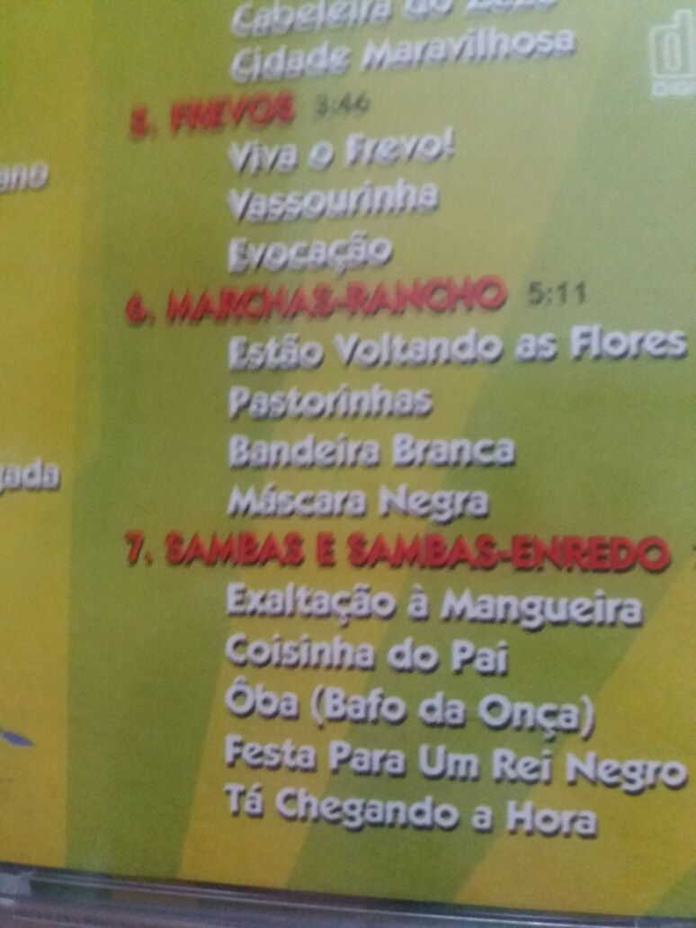 CD Carnaval ao Vivo - 56 Músicas - Os Maiores Sucessos