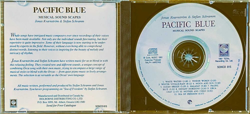 Pacific Blue - Musical sound scapes - 1991 - CD