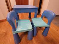 Zestaw dziecięcy - stół i 2 krzesła..