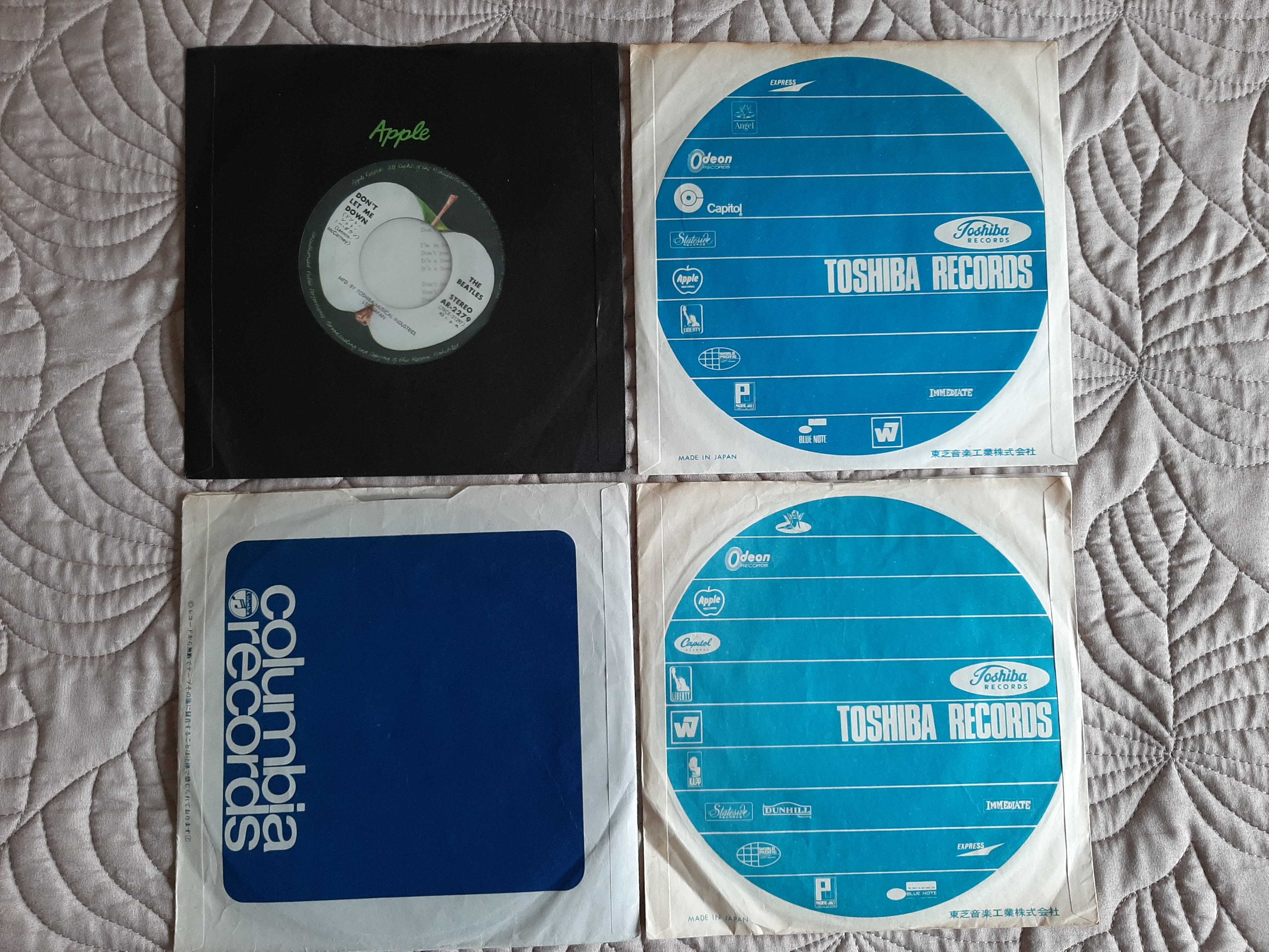 The Beatles - C.C.R. – Uriah Heep - Japão - Singles vinil 7" 45 rpm