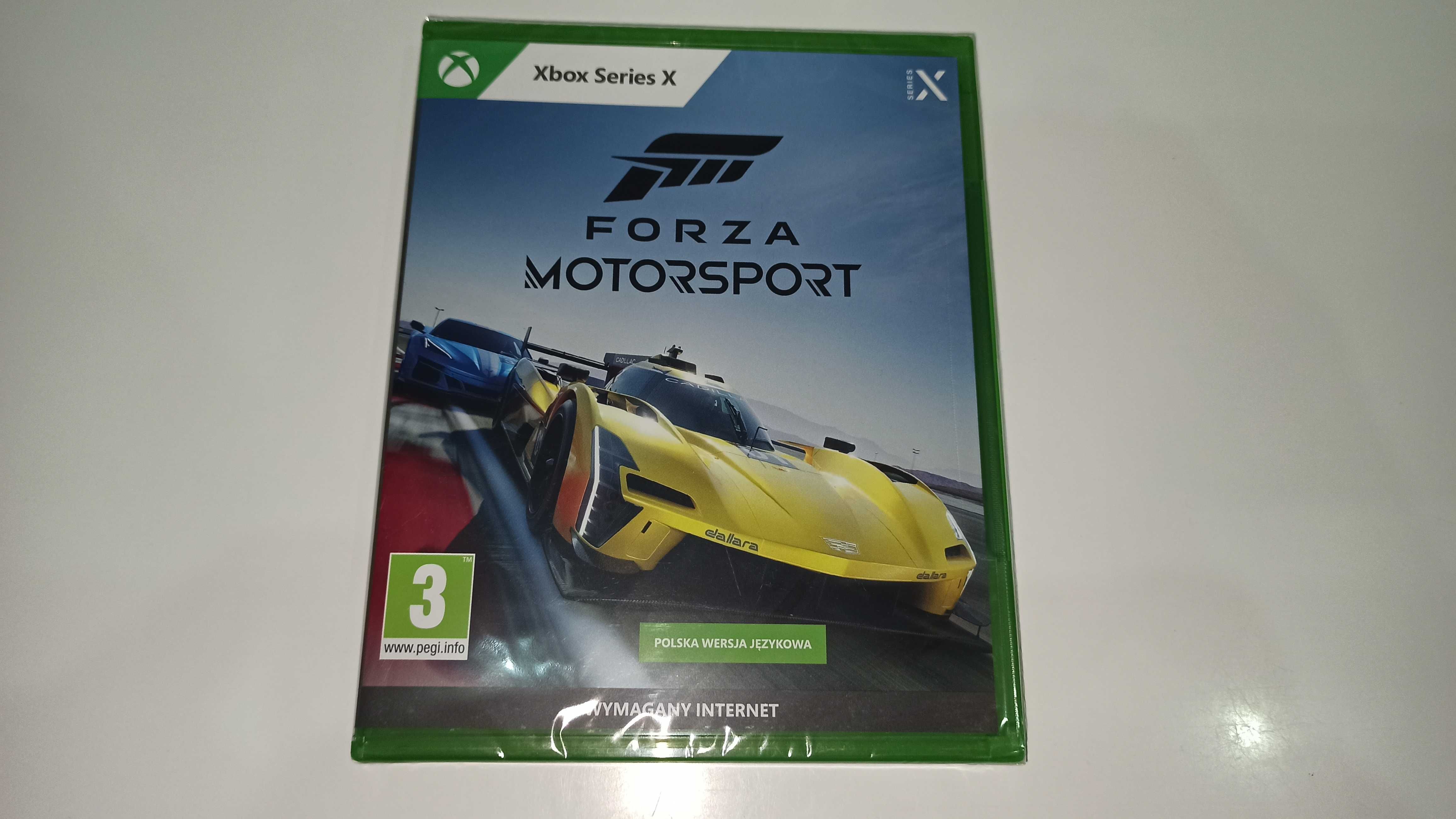 xbox series x FORZA MOTORSPORT PL po polsku, NOWA! Folia!