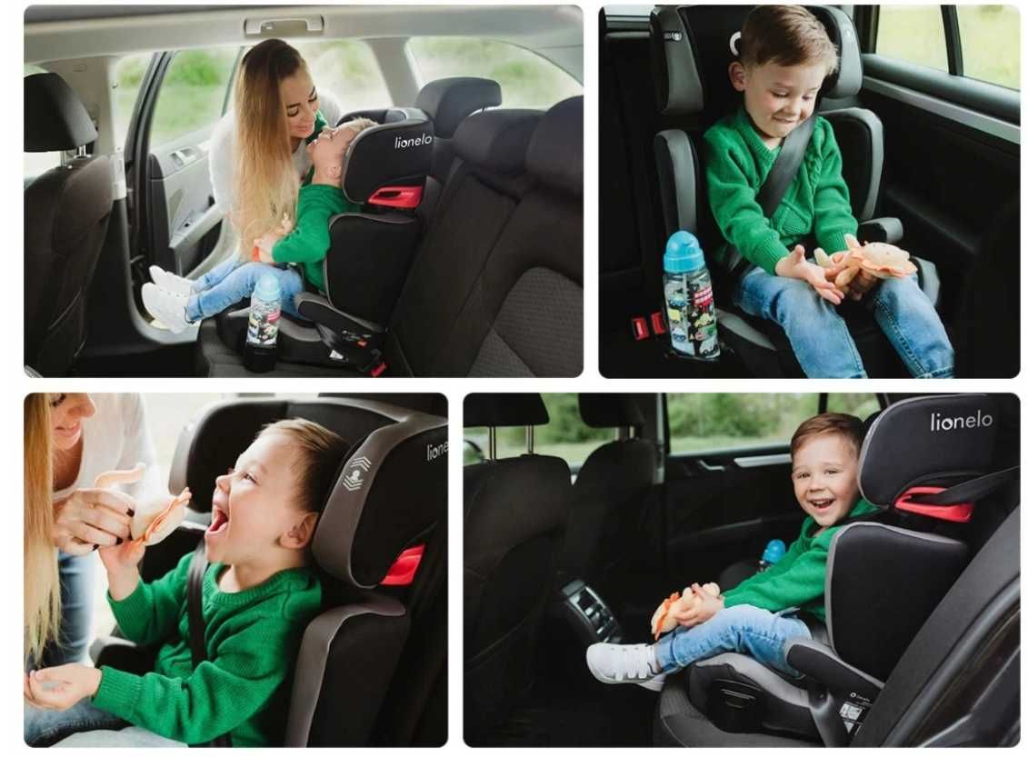 Fotelik samochodowy Lionelo Hugo Isofix 15-36 kg Grey