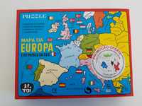 Puzzle Mapa da Europa em espuma (infantil)