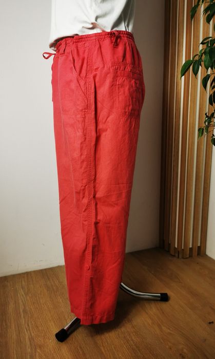 Spodnie lniane, bawełniane, szerokie, cherokee, rozmiar 18, 46, XXXL
