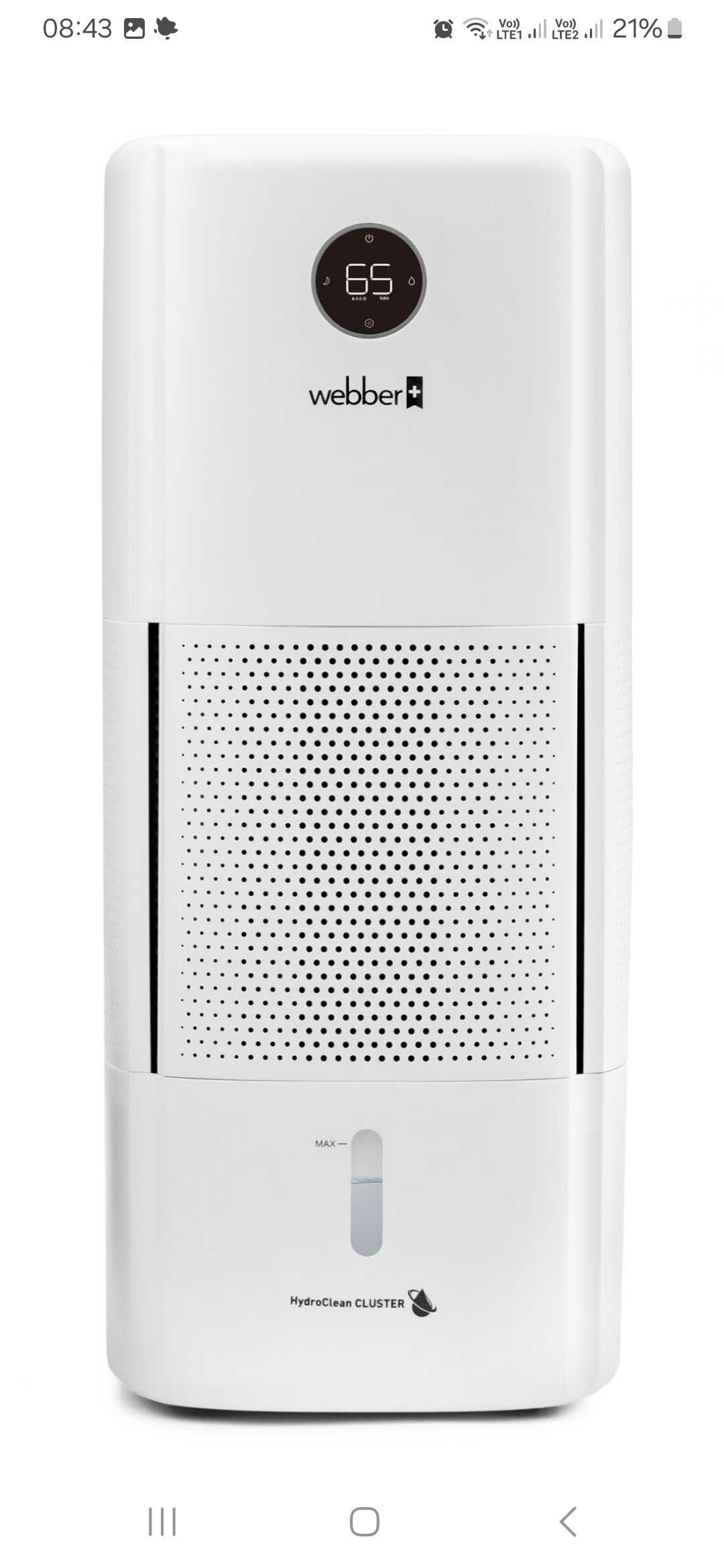 Nawilżacz powietrza Webber HH10001