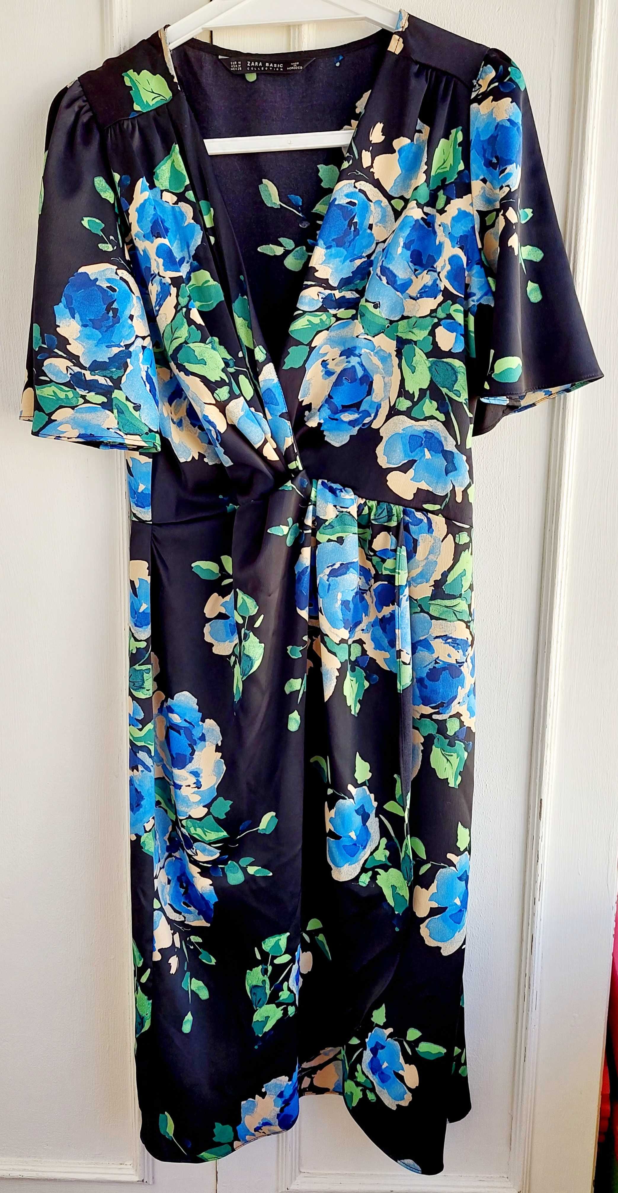 Vestido envelope com padrão lindíssimo "ZARA"