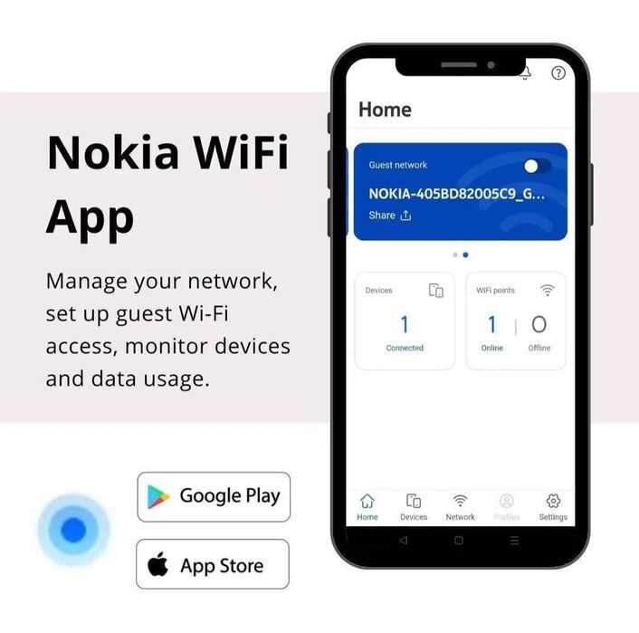 Nokia FastMile 3.2 - 5G Router, WIFI 6, Unlocked, New