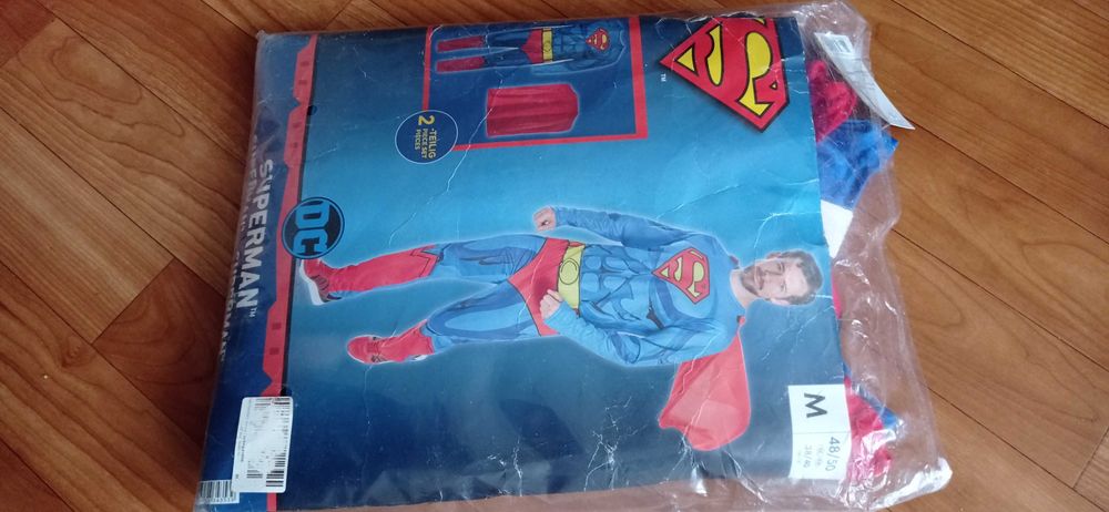 Костюм супермена на дорослого, аніматор Superman, розмір М