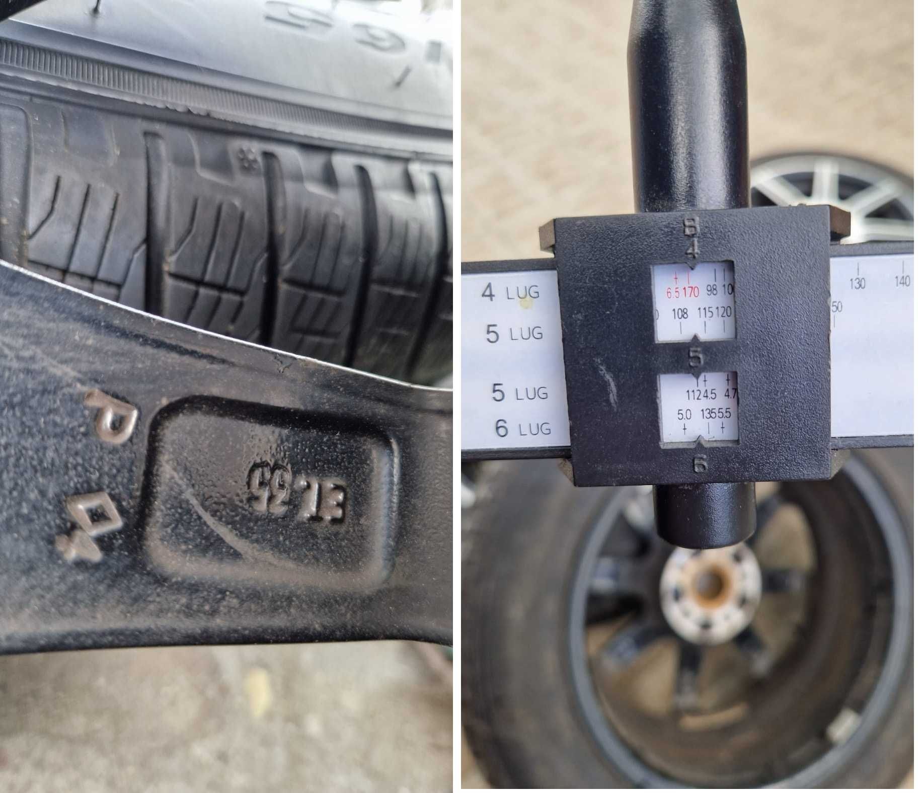 Koła Alufelgi czarne kpl Audi VW Tiguan 225/65/R17 alusy 5x112