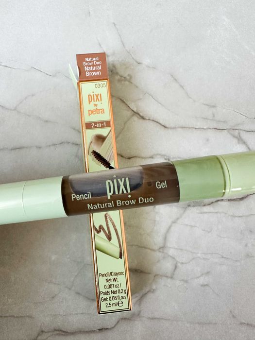 Pixi kredka do brwi z żelem Natural brow duo brązowa 2 w 1 maskara
