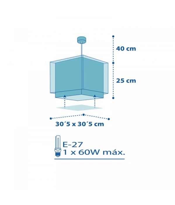 Zestaw lamp Dalber mały żeglarz wisząca + stołowa