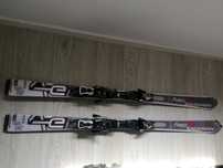 Skis salomon, bastões, saco dos skis e saco das botas