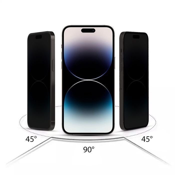 Szkło Prywatyzujące Hofi Anti Spy Glass Pro+ dla Iphone 15 Pro Max