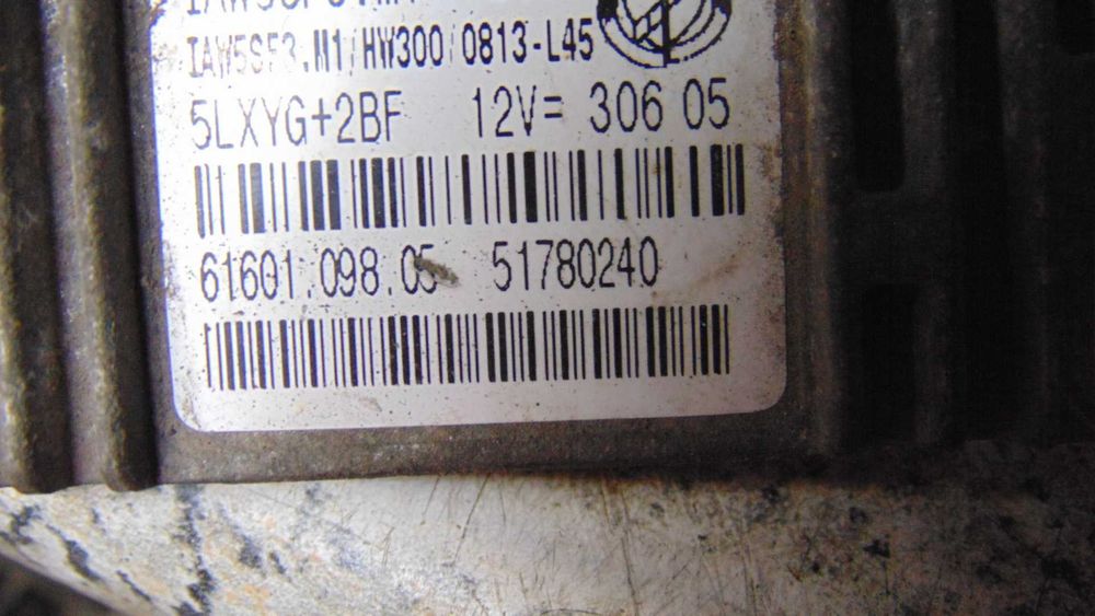 Lis55 Sterownik silnika komputer fiat grande punto 1.4 wysyłka części