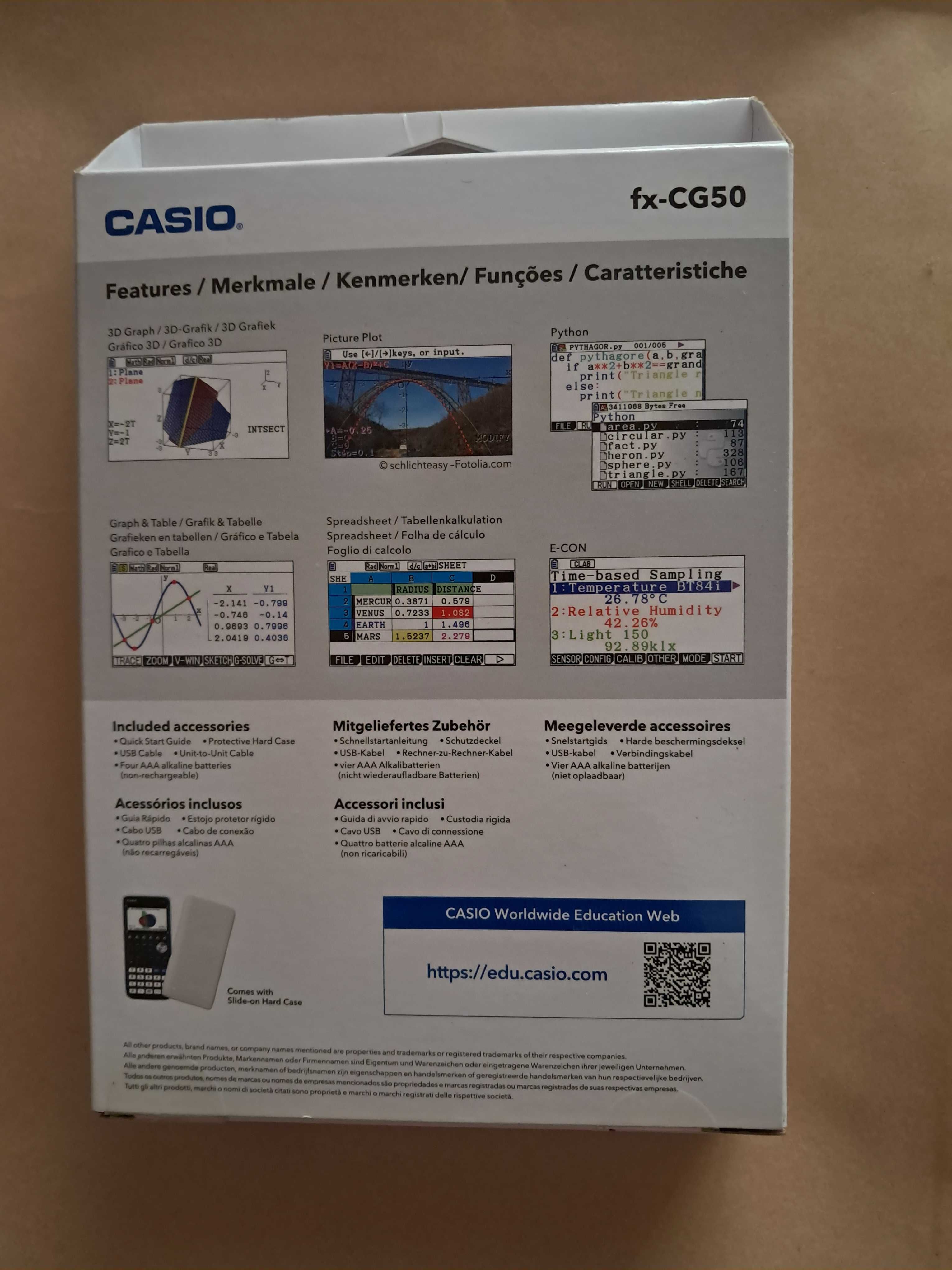 Calculadora gráfica CASIO fx-CG50 NOVA