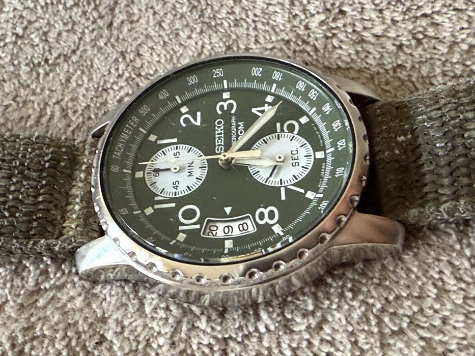 Zegarek Seiko Chronograph 7T94-0AH0 military