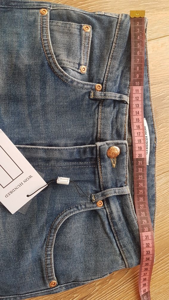 Jeansy damskie 29/32 Won Hundred Zoey medium blue spodnie dżinsy