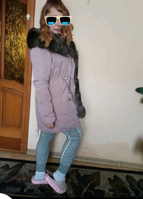 Куртка парка з натуральним хутром