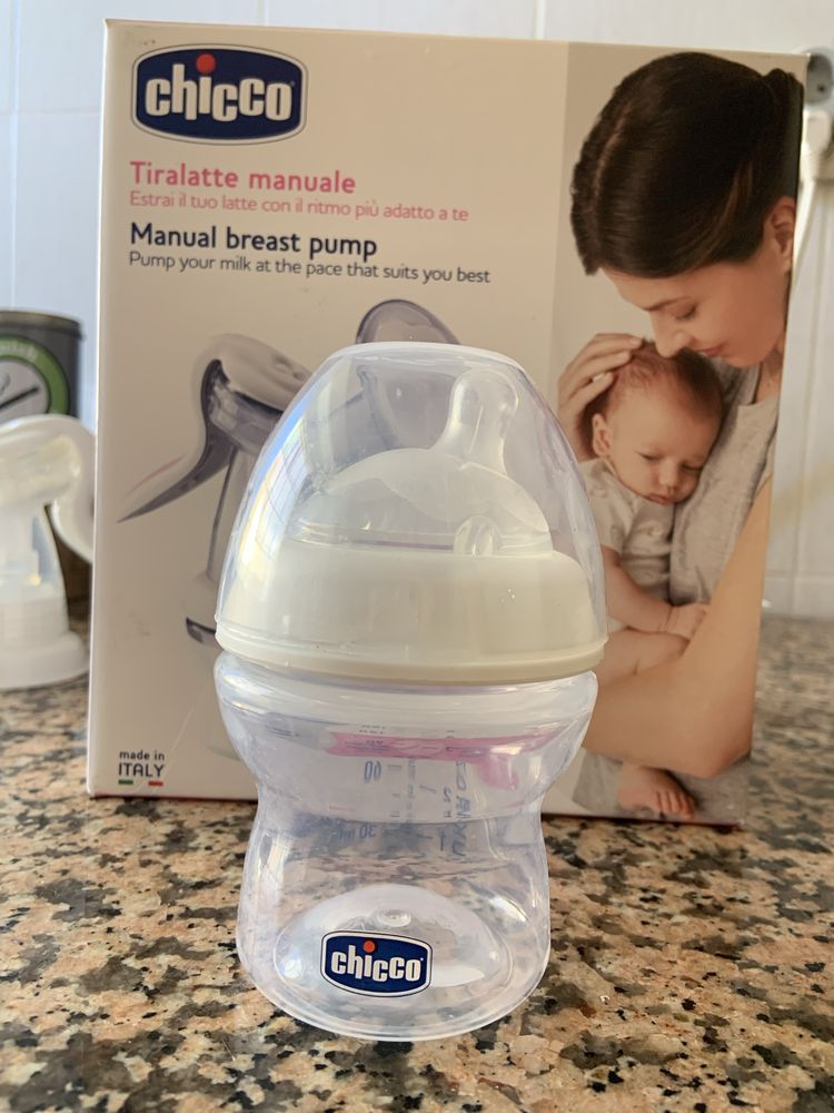 Bomba tira leite com caixa