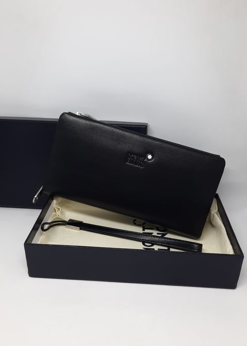 Чоловічий клатч шкіряний гаманець монт бланк | Мужская барсетка кожа