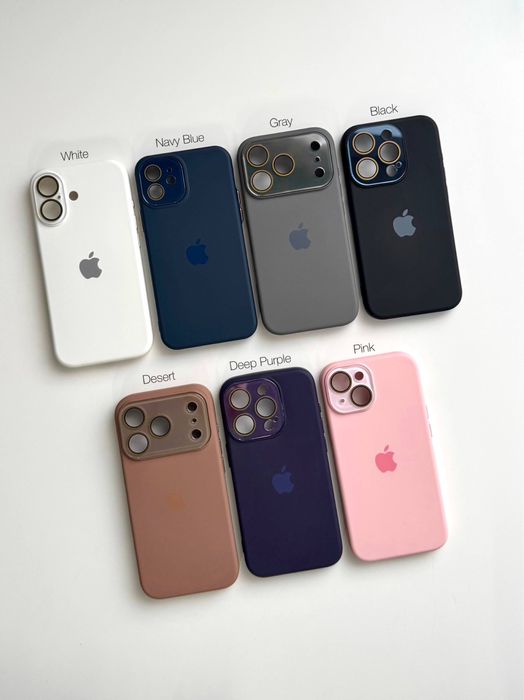 Чохол з мікрофіброю silicone case iphone 17 pro max чехол айфон про