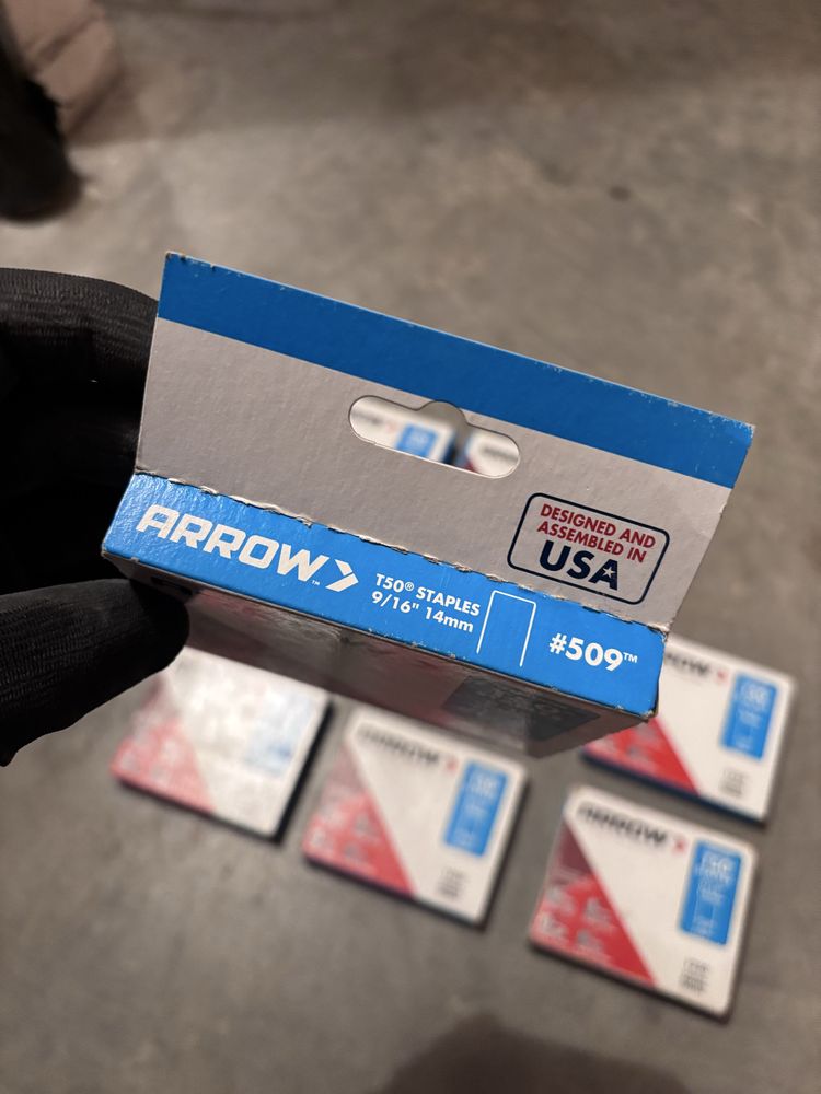 Zszywki Arrow T50 Staples 9/16” (14 mm)  9 opakowań (11 250 sztuk)