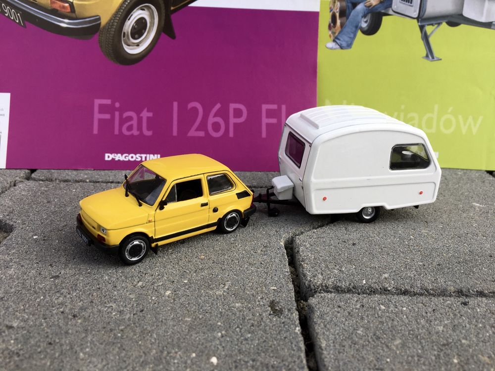 Czasopismo FIAT 126P FL +NIEWIADÓW N126-auta PRL,model,autka,kolekcja
