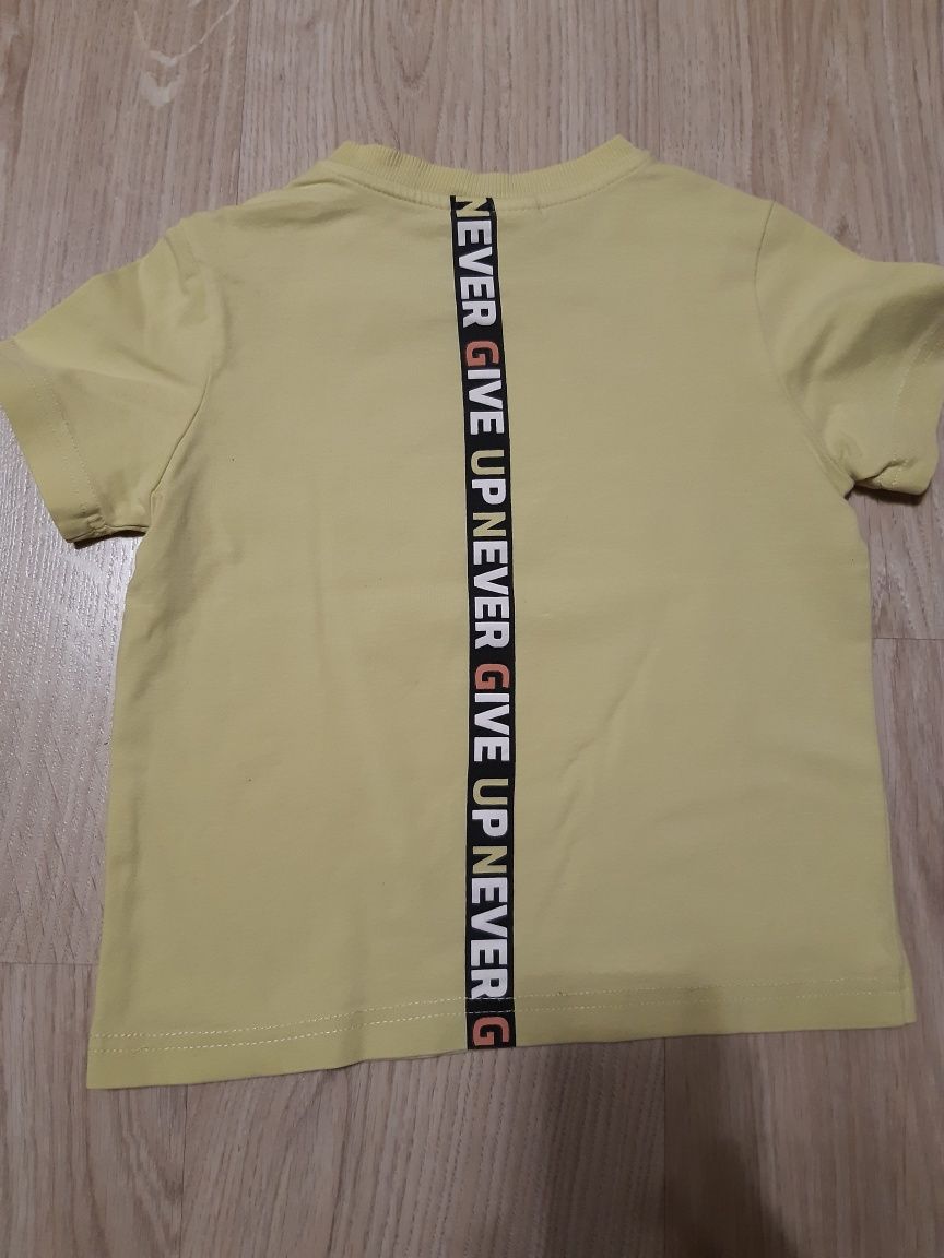 Coccodrillo t-shirt bluzka r. 98 żółta dla chłopca koszulka