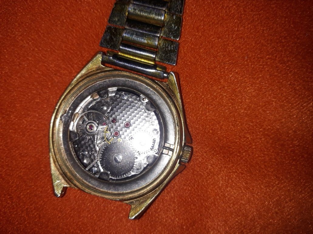 Zegarek męski mech.Dugena Troupier 17j.Swiss 40mm.sprawny.