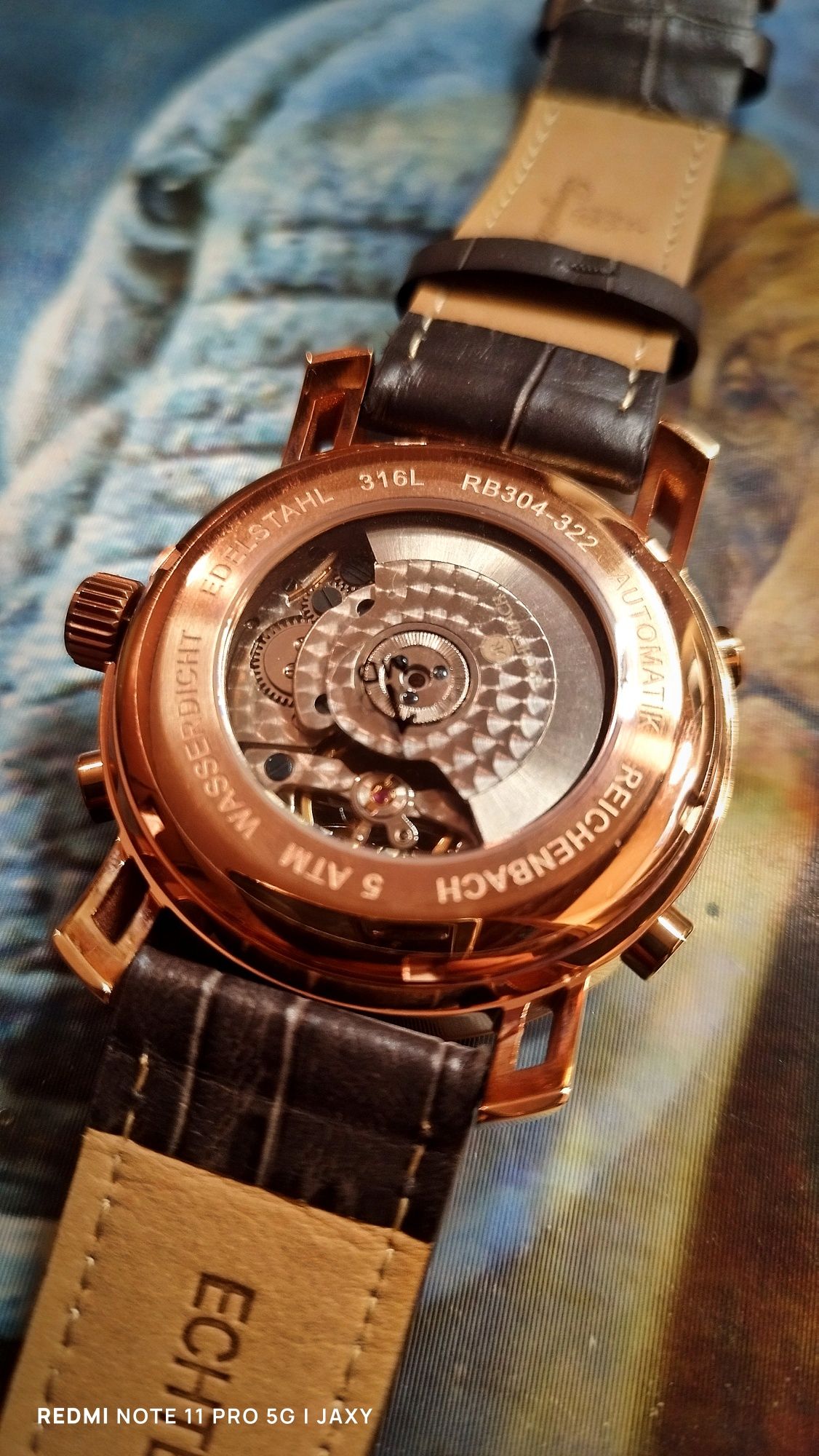 Zegarek męski mechaniczny automatyczny Reichenbach