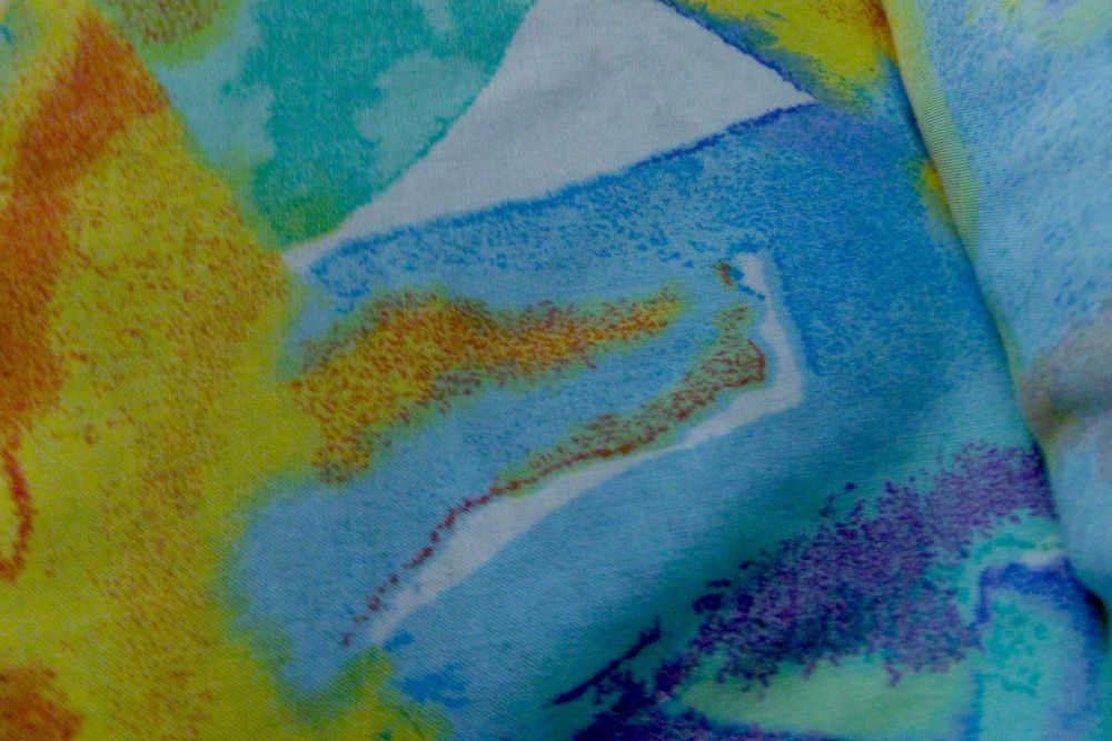 tecido estampado viscose 1,50m largura 5,00 €/ metro