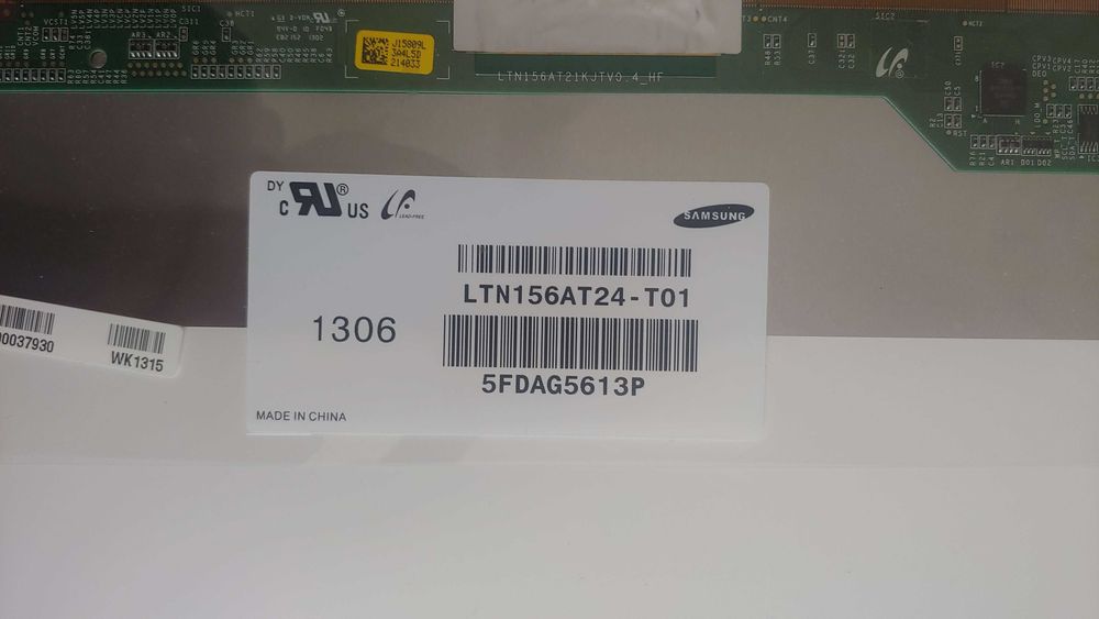 Матрица Ноутбука Toshiba C850 LTN156AT24 - T01  Рабочая