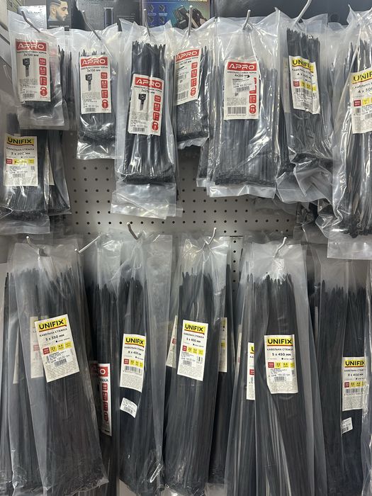 Хомут пластиковий, стяжка кабельна , скотч