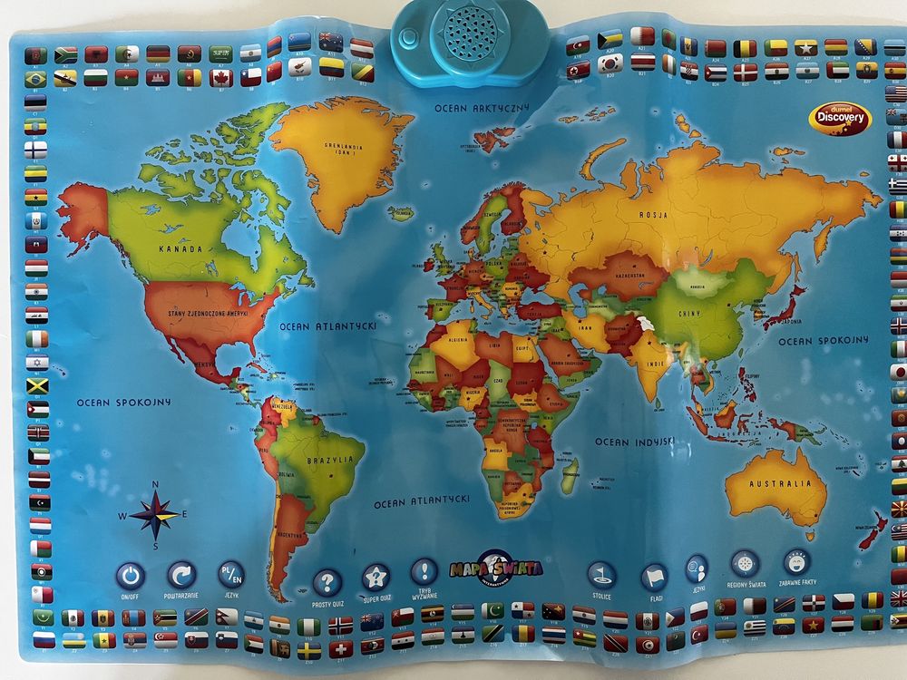 Interaktywna mapa świata Dumel Discovery
